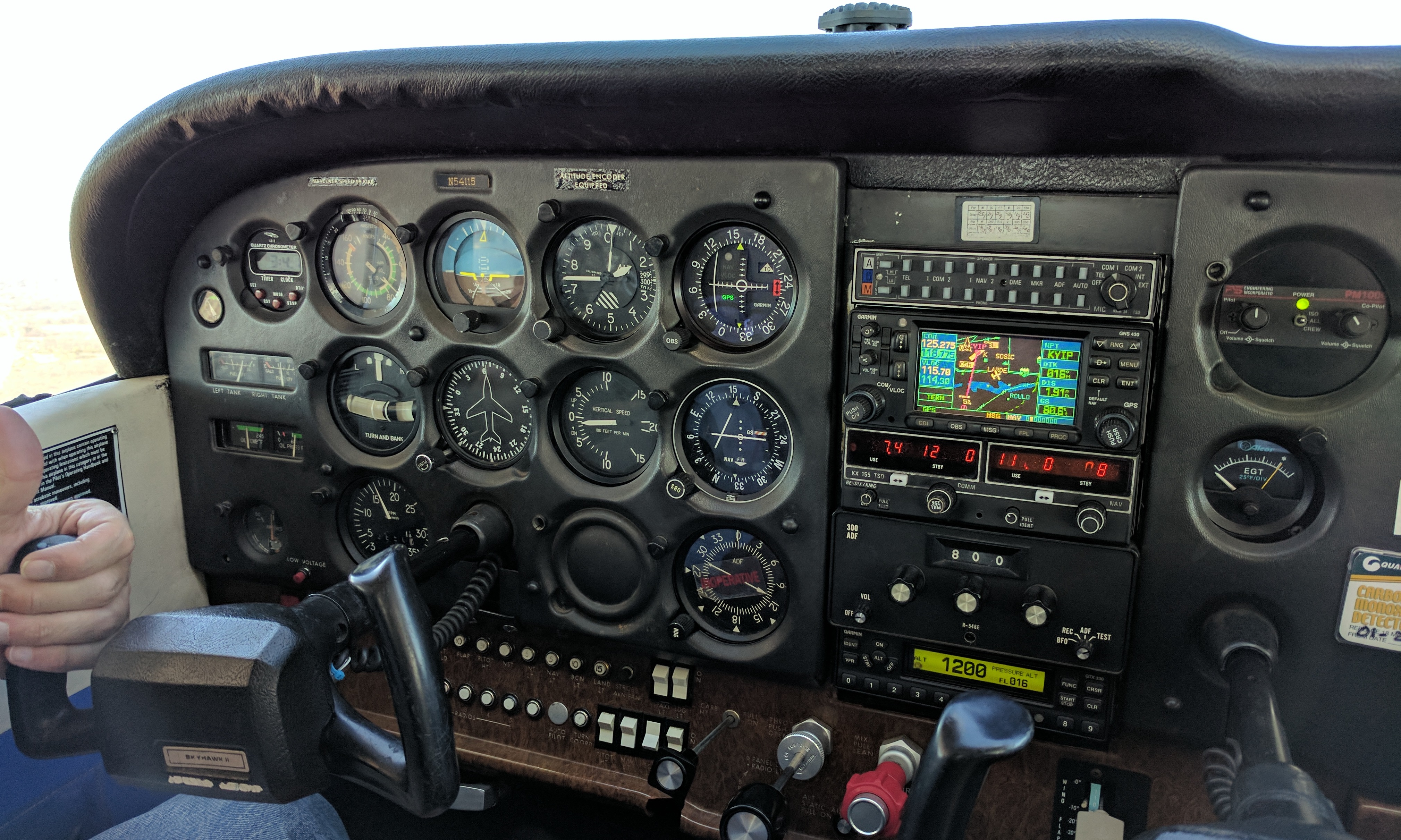 Cessna 54115 panel